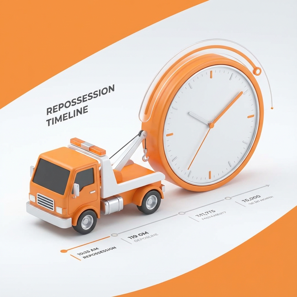How quickly can a lender repossess my car?